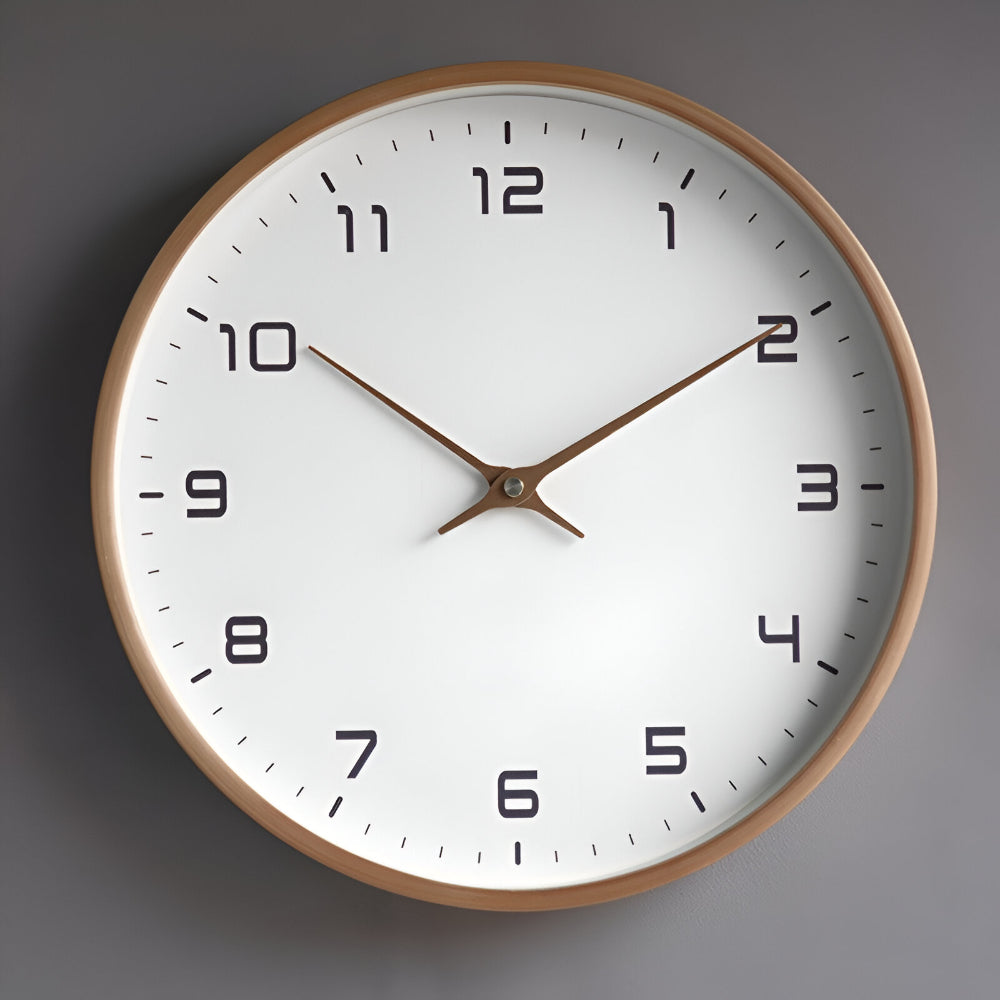 Modern Wooden Silent Wall Clock