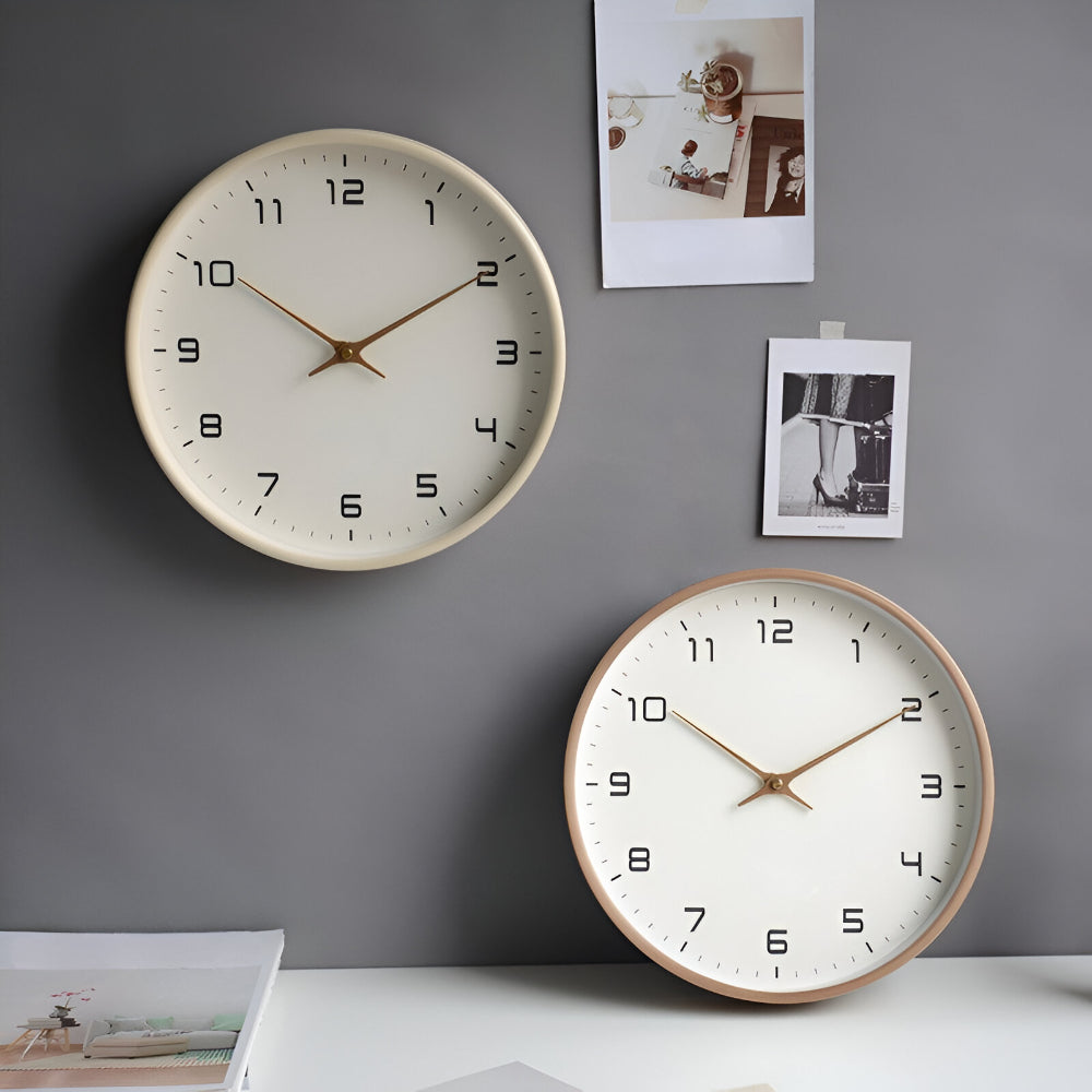Modern Wooden Silent Wall Clock