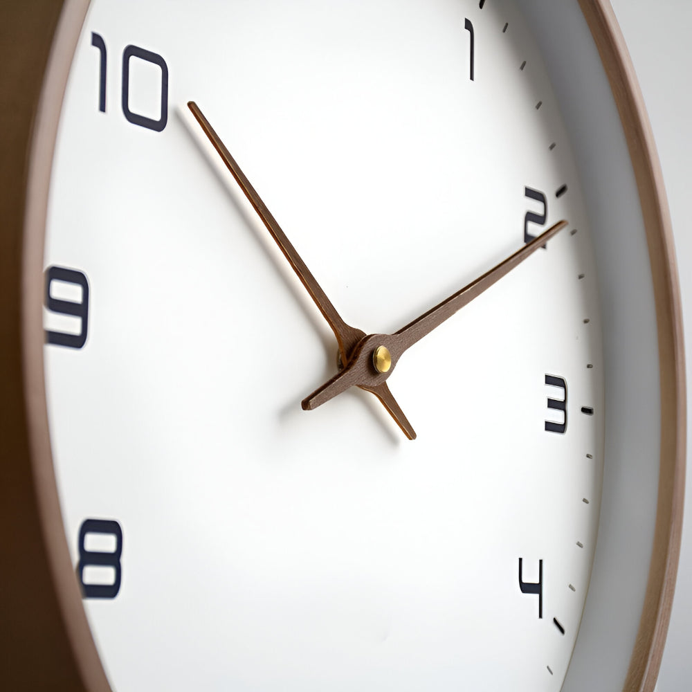Modern Wooden Silent Wall Clock