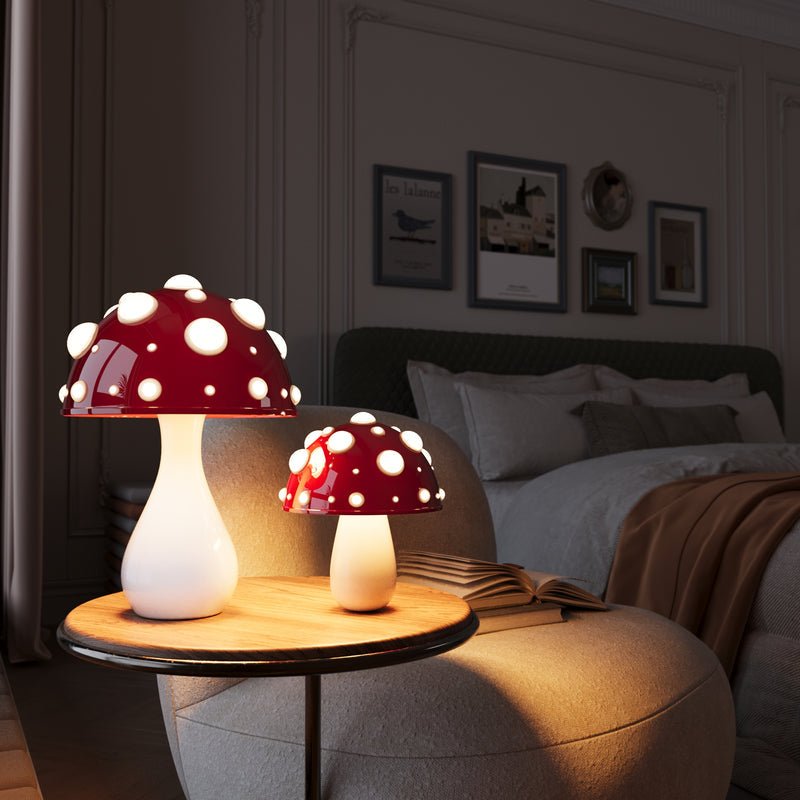 Amanita LED Mushroom Table Lamp