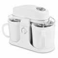 Dual Bowl Frozen Dessert Ice Cream Maker