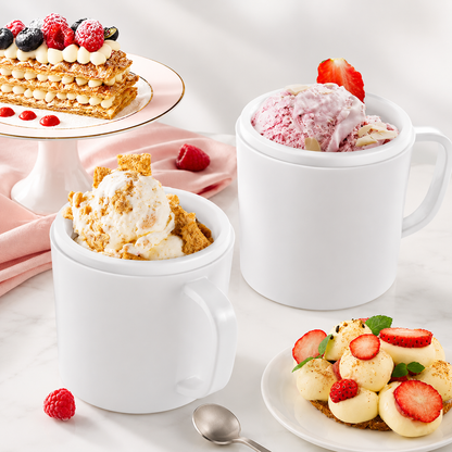 Dual Bowl Frozen Dessert Ice Cream Maker