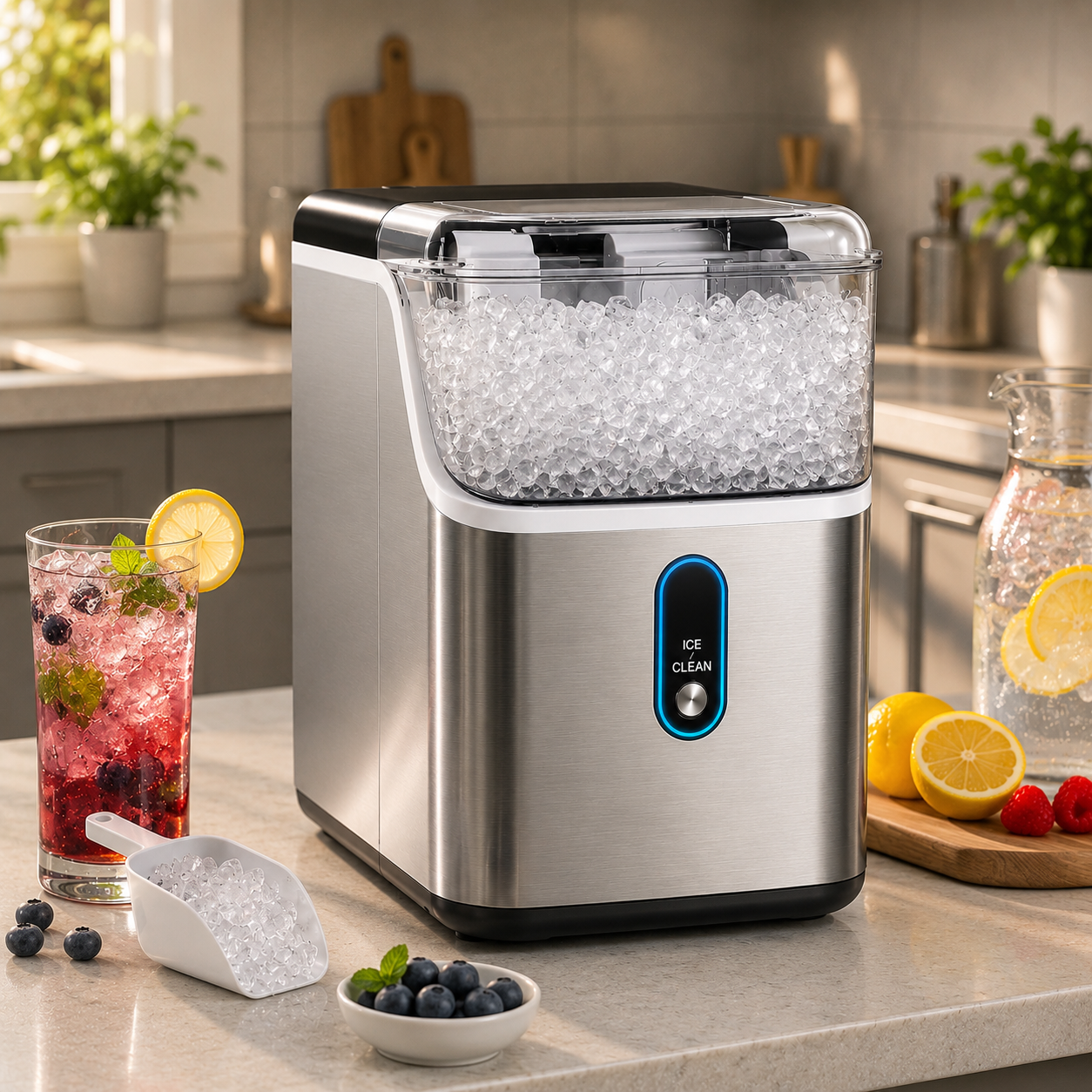 High Capacity Countertop Ice Machine