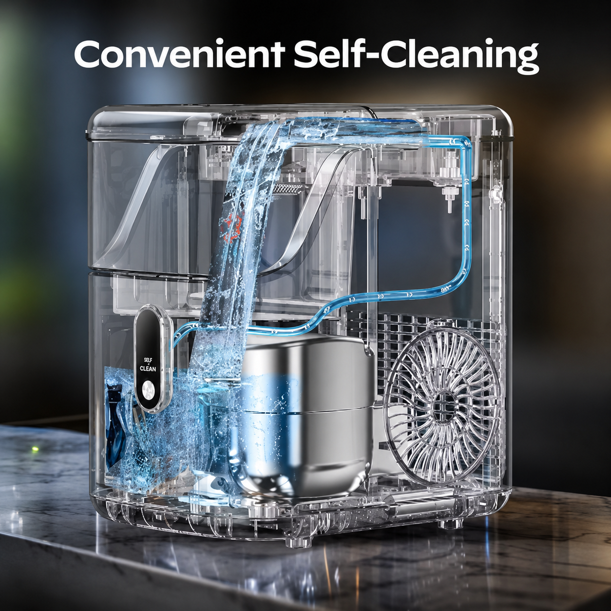 High Capacity Countertop Ice Machine