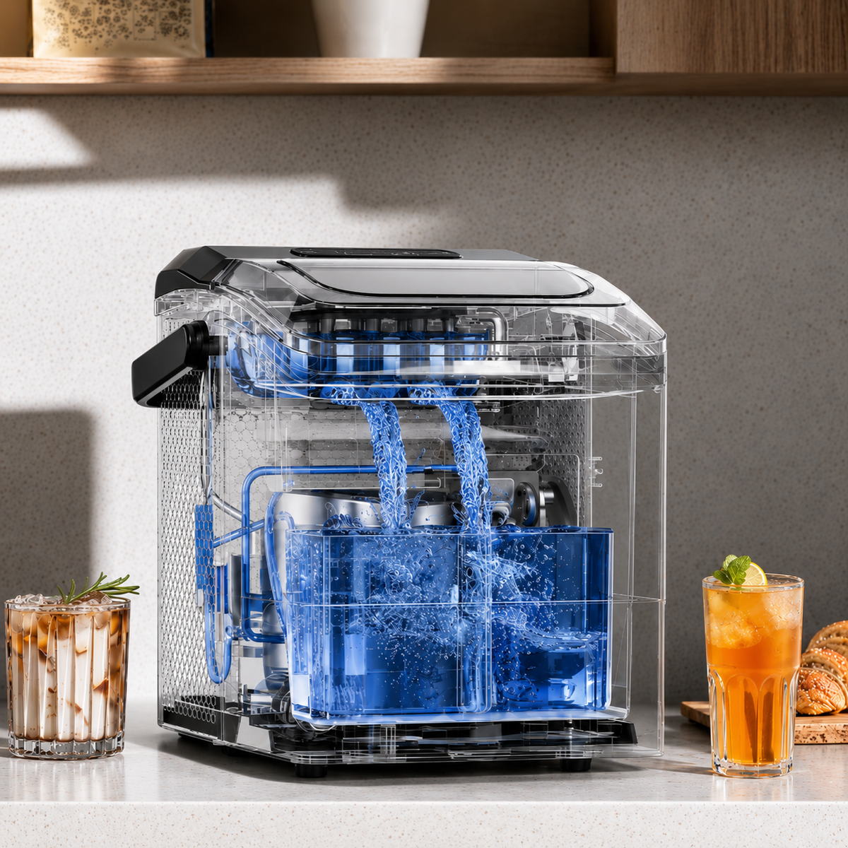 Portable Countertop Ice Cube Machine
