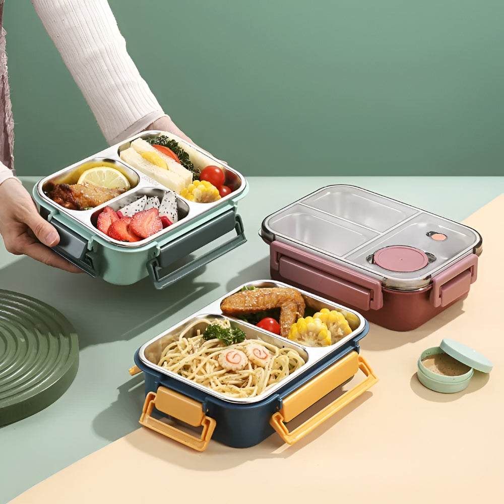 Insulated Lunch Box Stainless Steel Leak-Proof Container for Kids 7