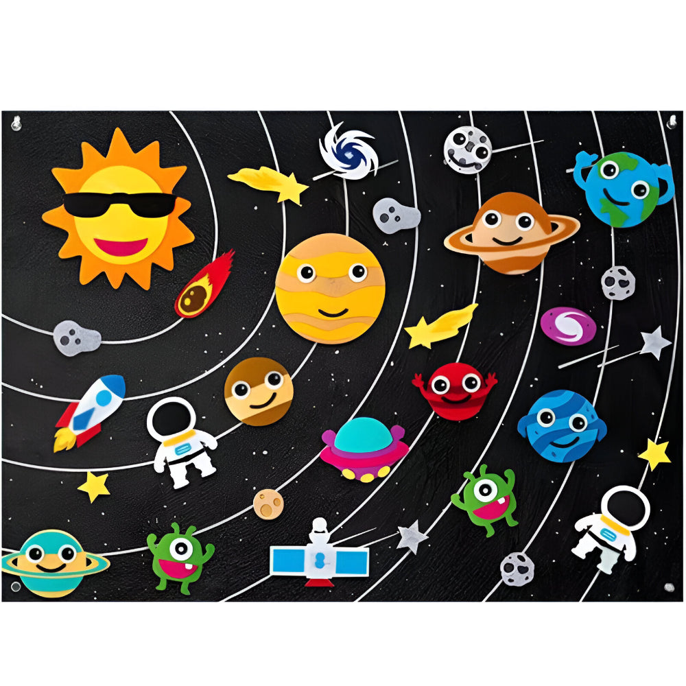 Interactive Kids Felt Learning Board