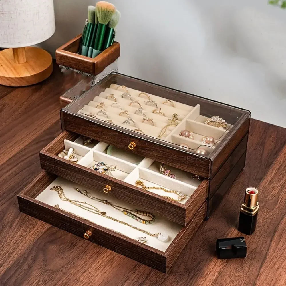 Jewellery Box Drawer Storage Display Case