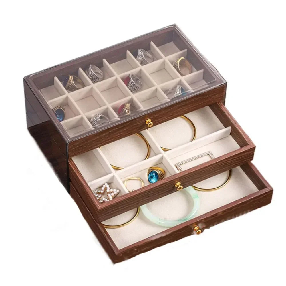 Jewellery Box Drawer Storage Display Case