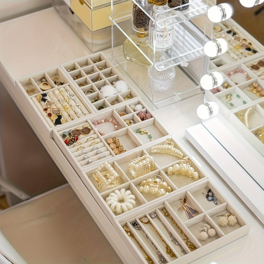 Jewellery Organiser Drawer Storage Tray