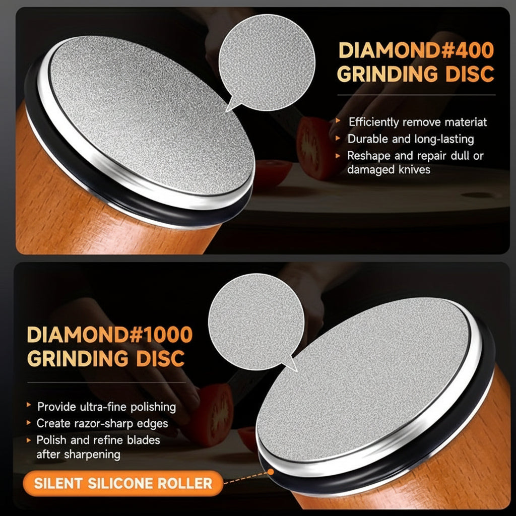 Magnetic Angle Diamond Knife Sharpening Set