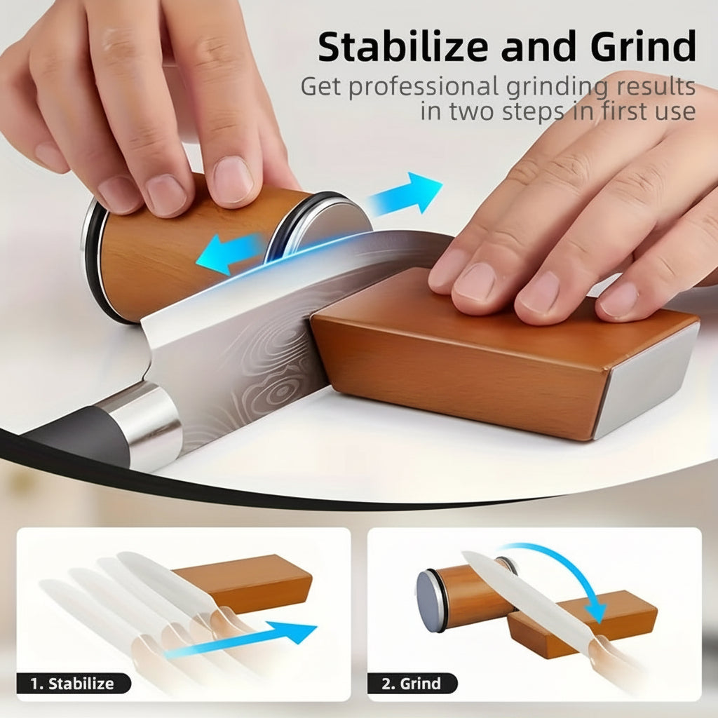 Magnetic Angle Diamond Knife Sharpening Set