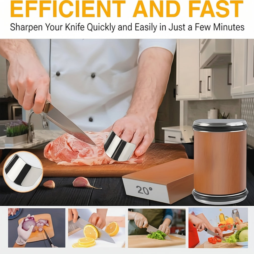 Magnetic Angle Diamond Knife Sharpening Set