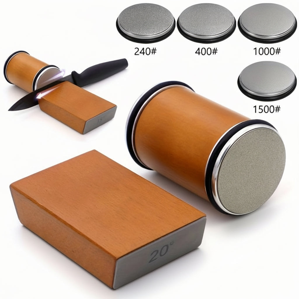 Magnetic Angle Diamond Knife Sharpening Set