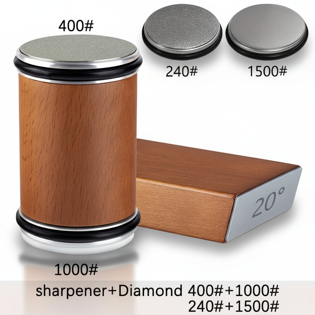Magnetic Angle Diamond Knife Sharpening Set