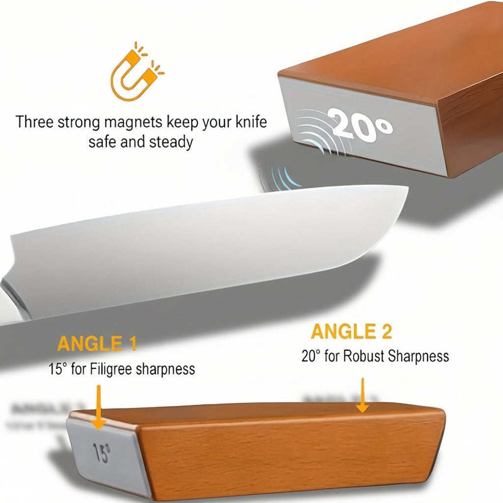 Magnetic Angle Diamond Knife Sharpening Set