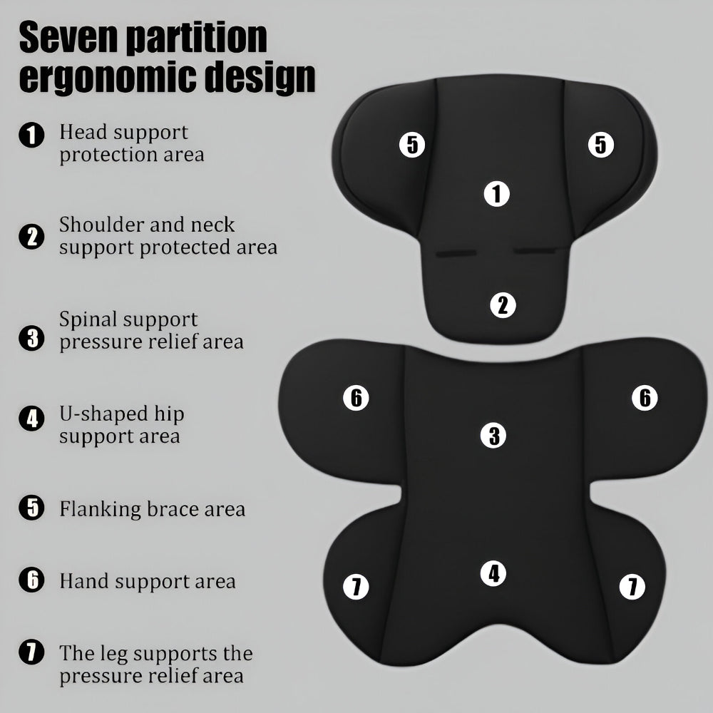Kids Car Seat Travel Support Cushion