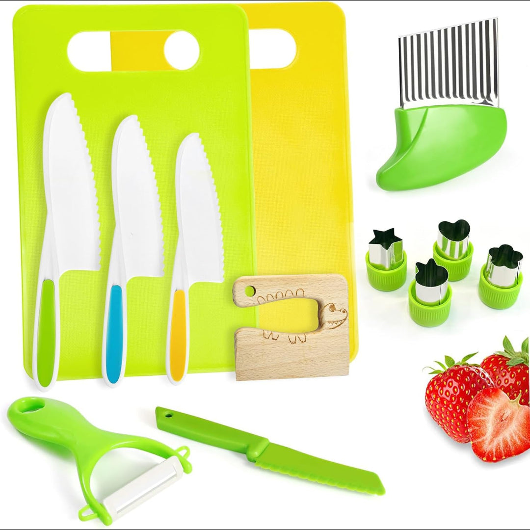 Toddler Kids Knife & Utensil Set