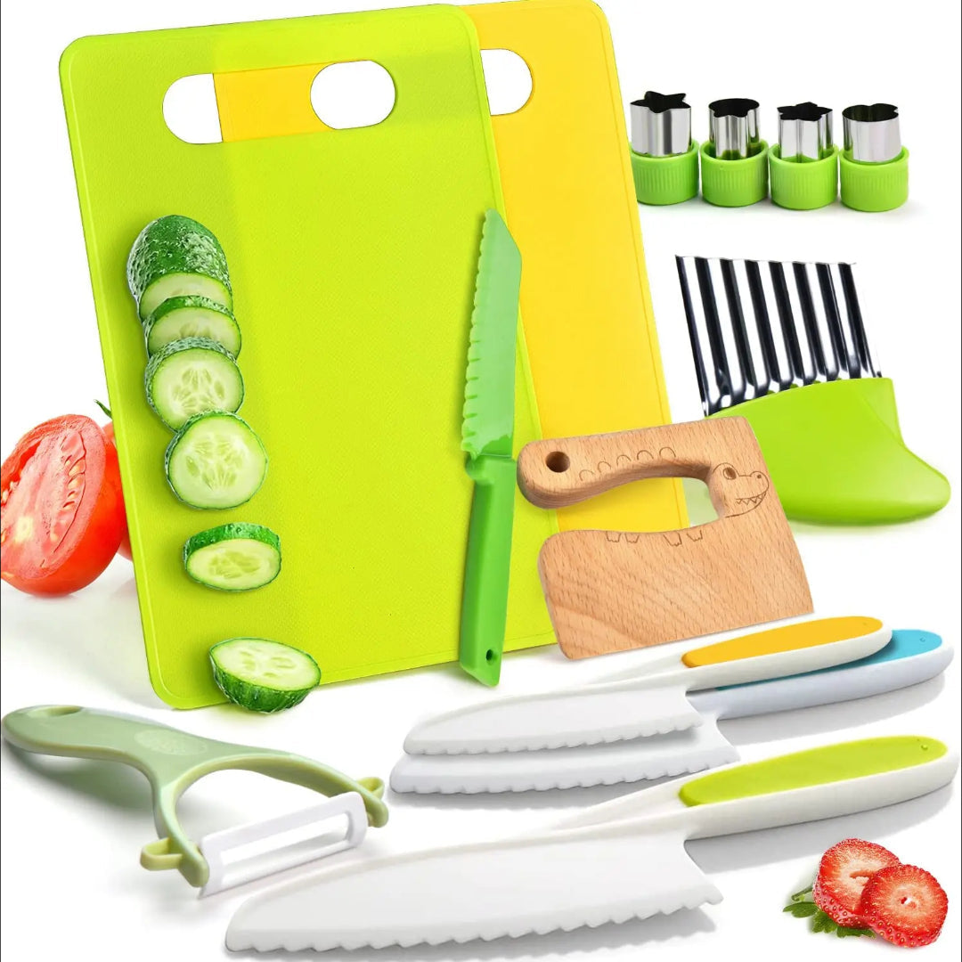 Toddler Kids Knife & Utensil Set