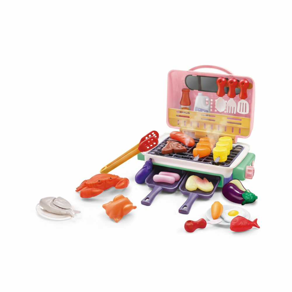 Kids Play BBQ Grill Toy Set