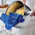 Clip On Silicone Pot Pasta Strainer