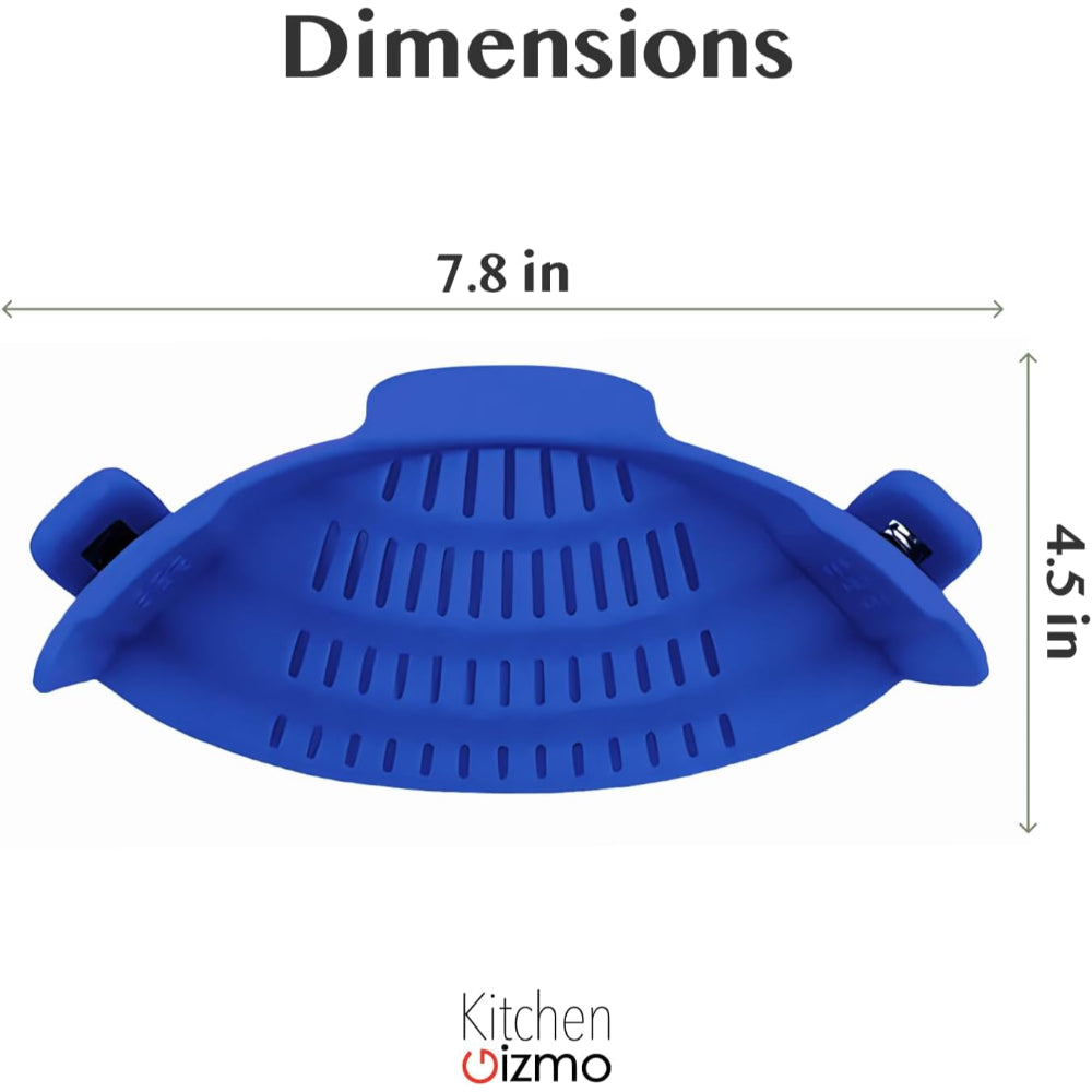 Clip On Silicone Pot Pasta Strainer