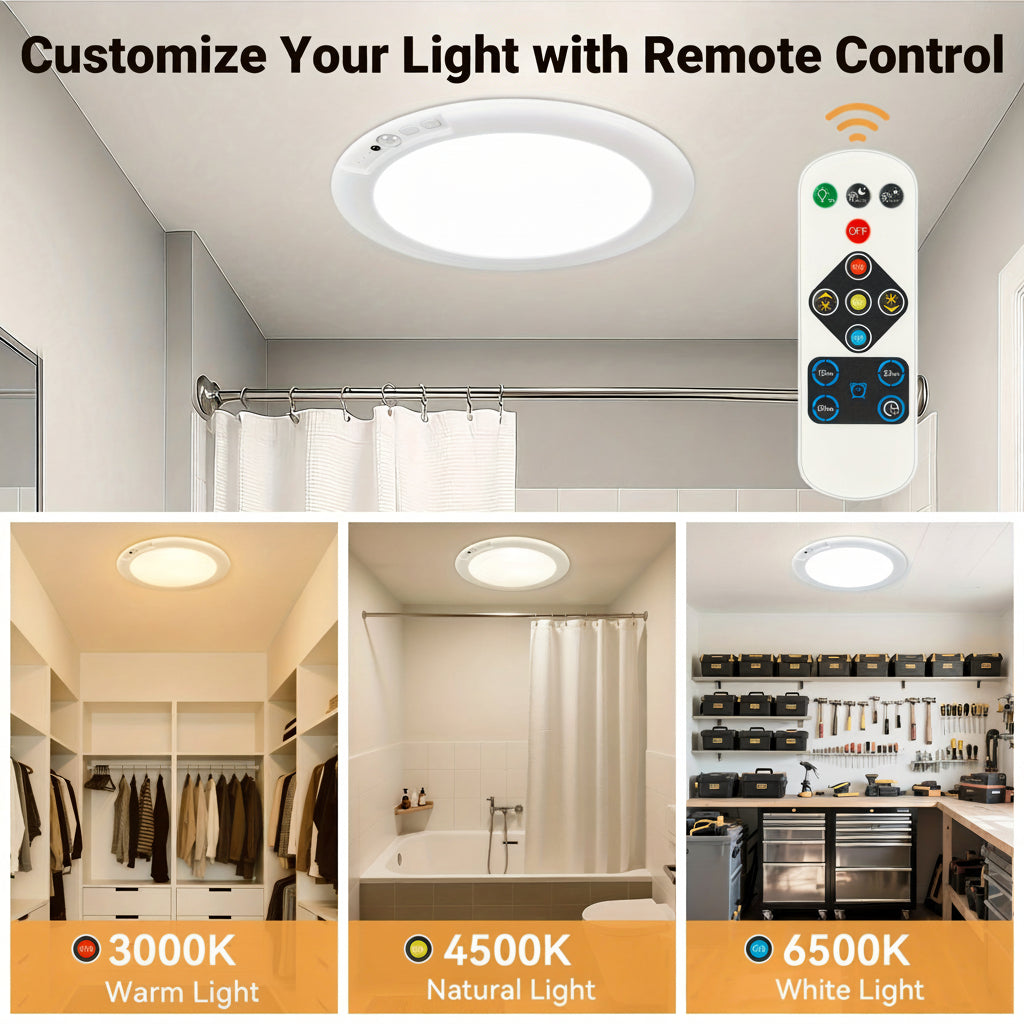 Motion Sensor Rechargeable Ceiling Light