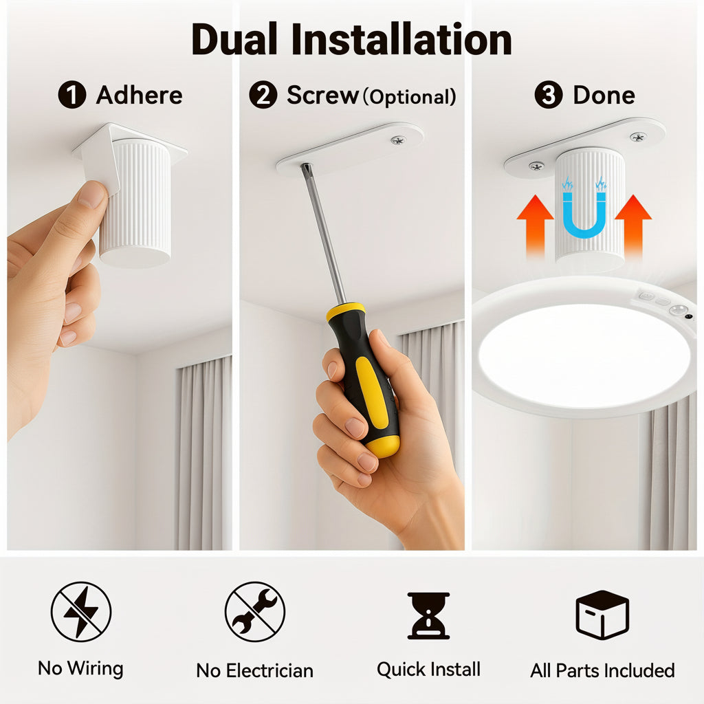 Motion Sensor Rechargeable Ceiling Light