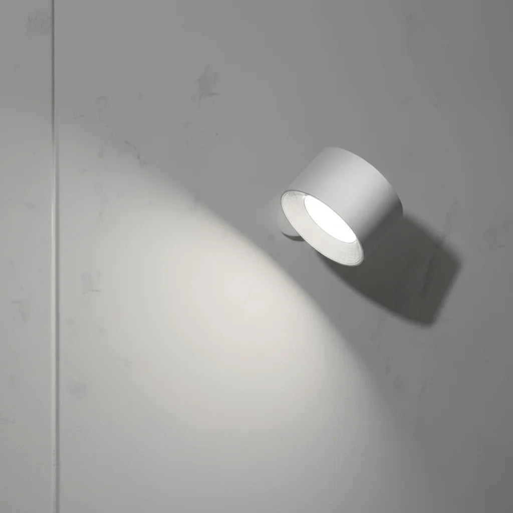 Cordless Rotating LED Wall Night Lamp