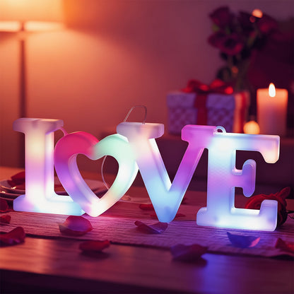 Heart LED Wall Night Light Decor