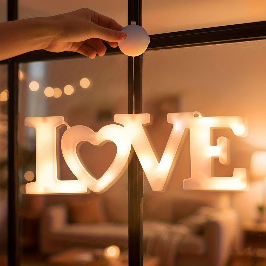 Heart LED Wall Night Light Decor