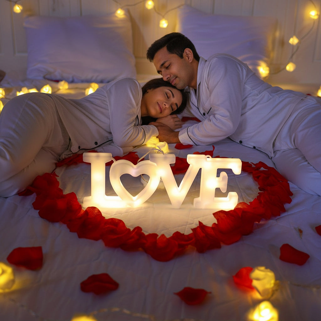 Heart LED Wall Night Light Decor