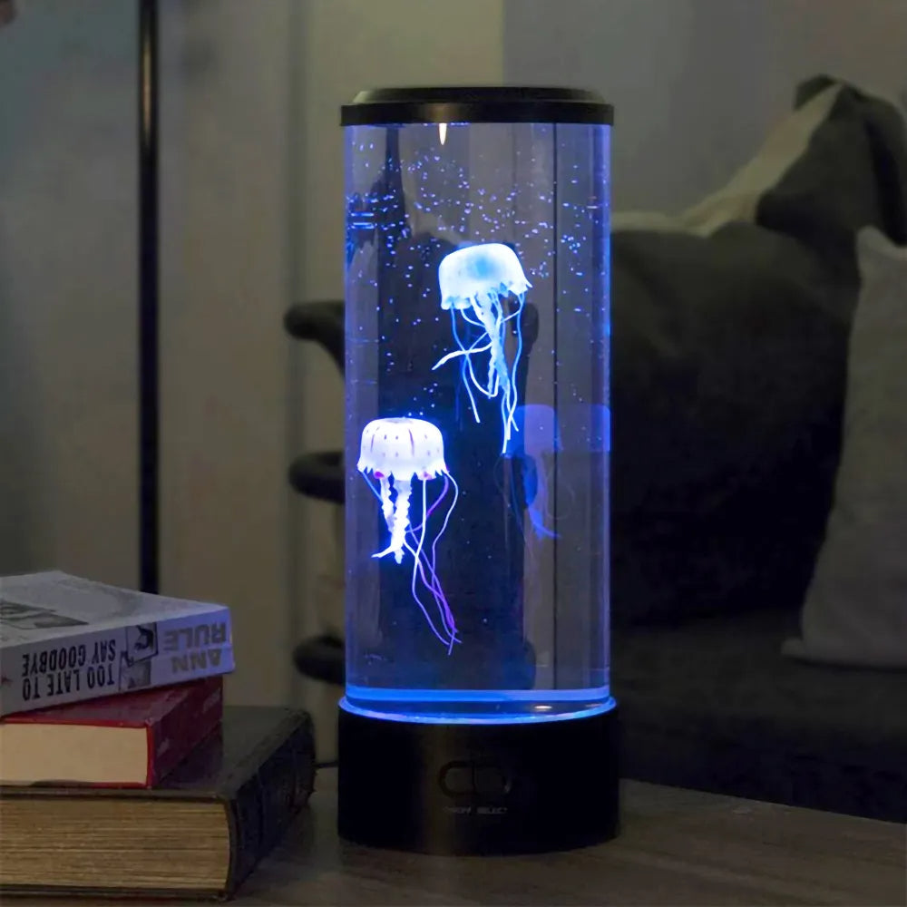 LED Jellyfish Lamp Color Changing Ocean Decor Home Accent 1