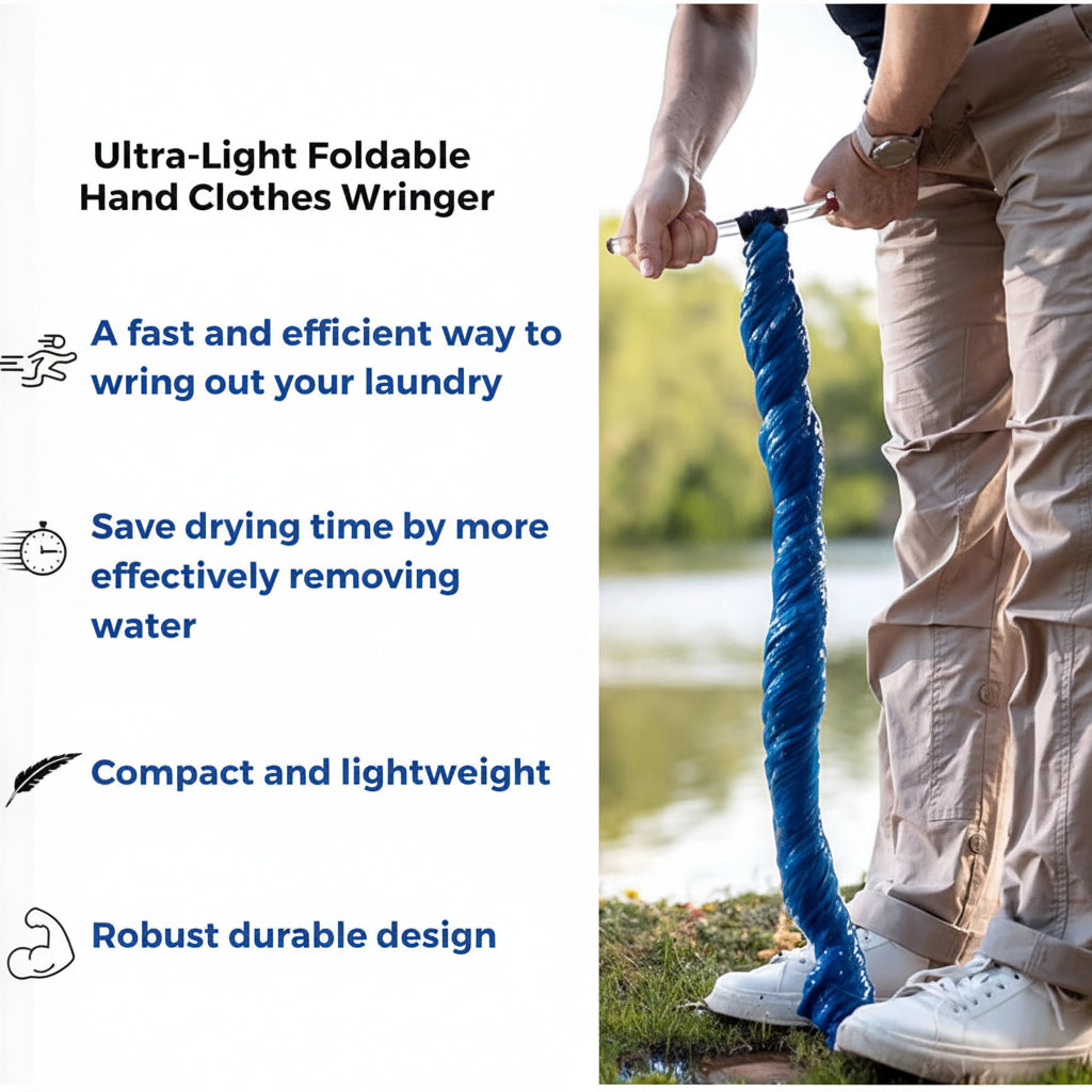 Portable Hand Crank Clothes Wringer