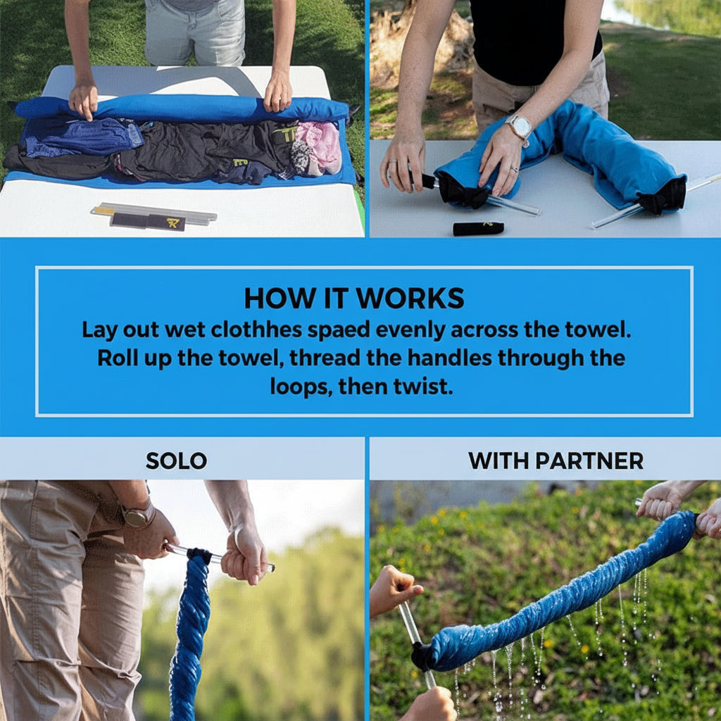Portable Hand Crank Clothes Wringer