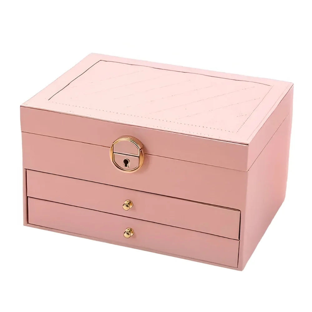 Multilayer Textured Jewellery Storage Box
