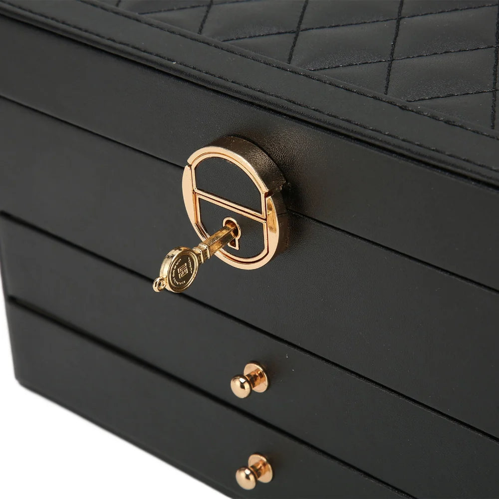 Multilayer Textured Jewellery Storage Box