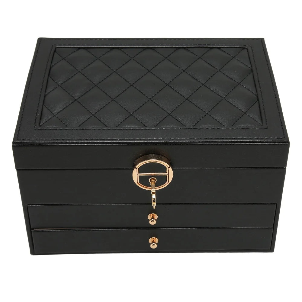 Multilayer Textured Jewellery Storage Box