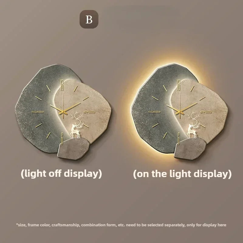 LumoClock Large LED Wall Clock