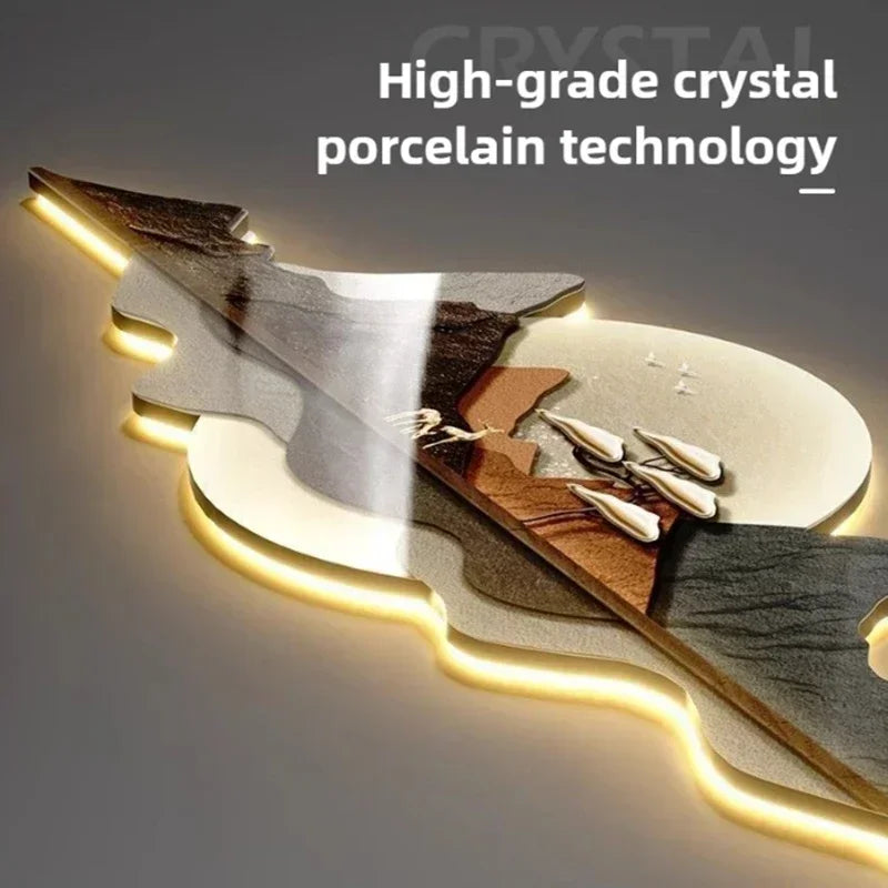 LumoClock Large LED Wall Clock