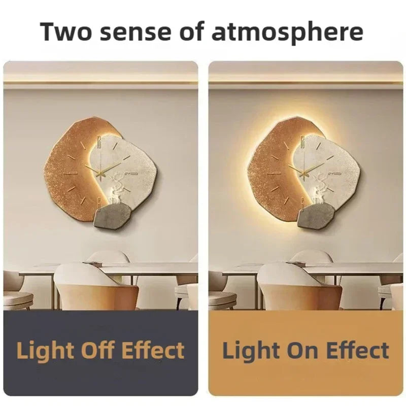 LumoClock Large LED Wall Clock