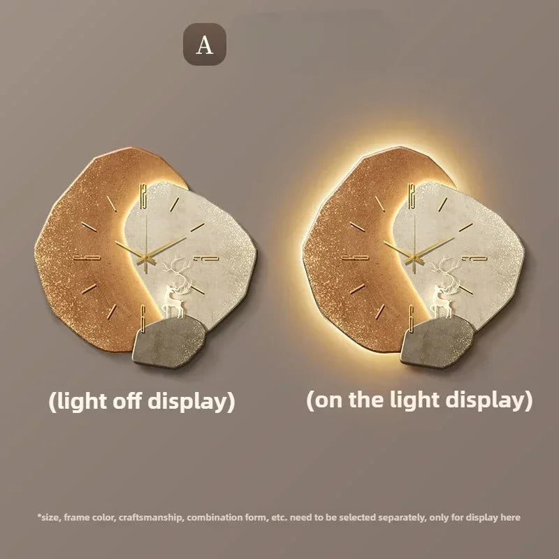 LumoClock Large LED Wall Clock