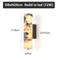LuxeStone Marble LED Wall Lamp