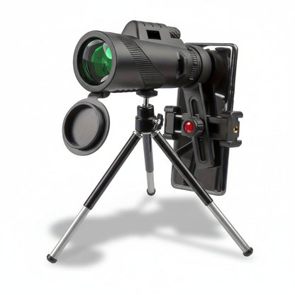 HD Monocular Telescope with Phone Mount