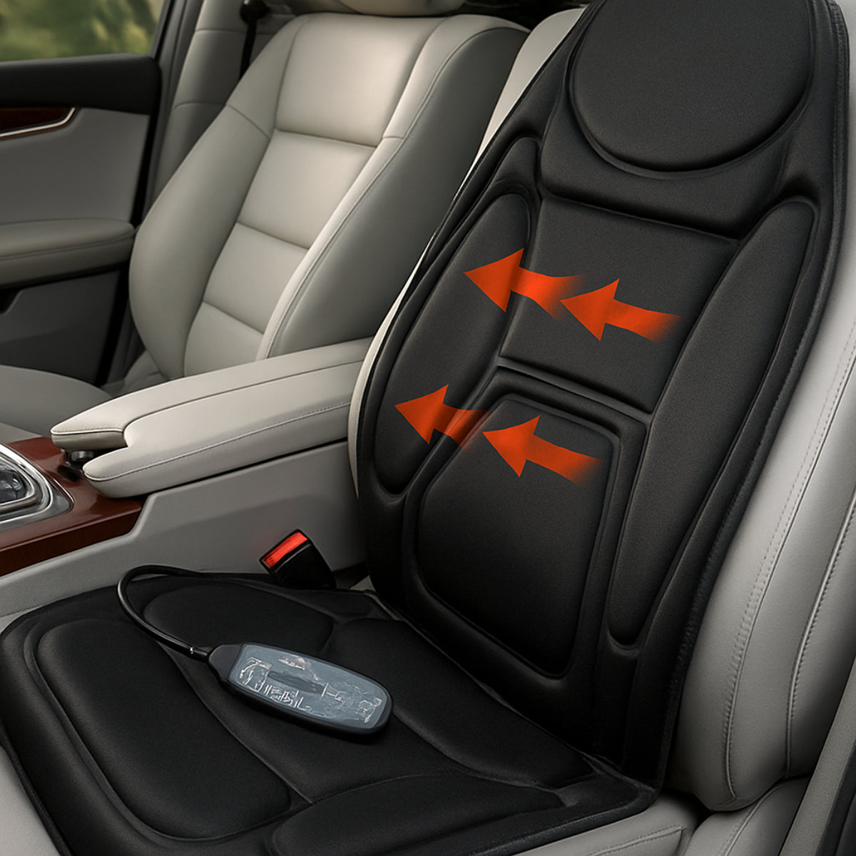 Heated Multi-Zone Massage Seat Cushion