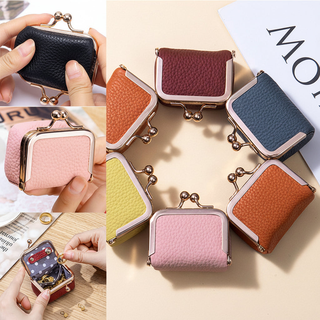 Mini Leather Travel Jewellery Box