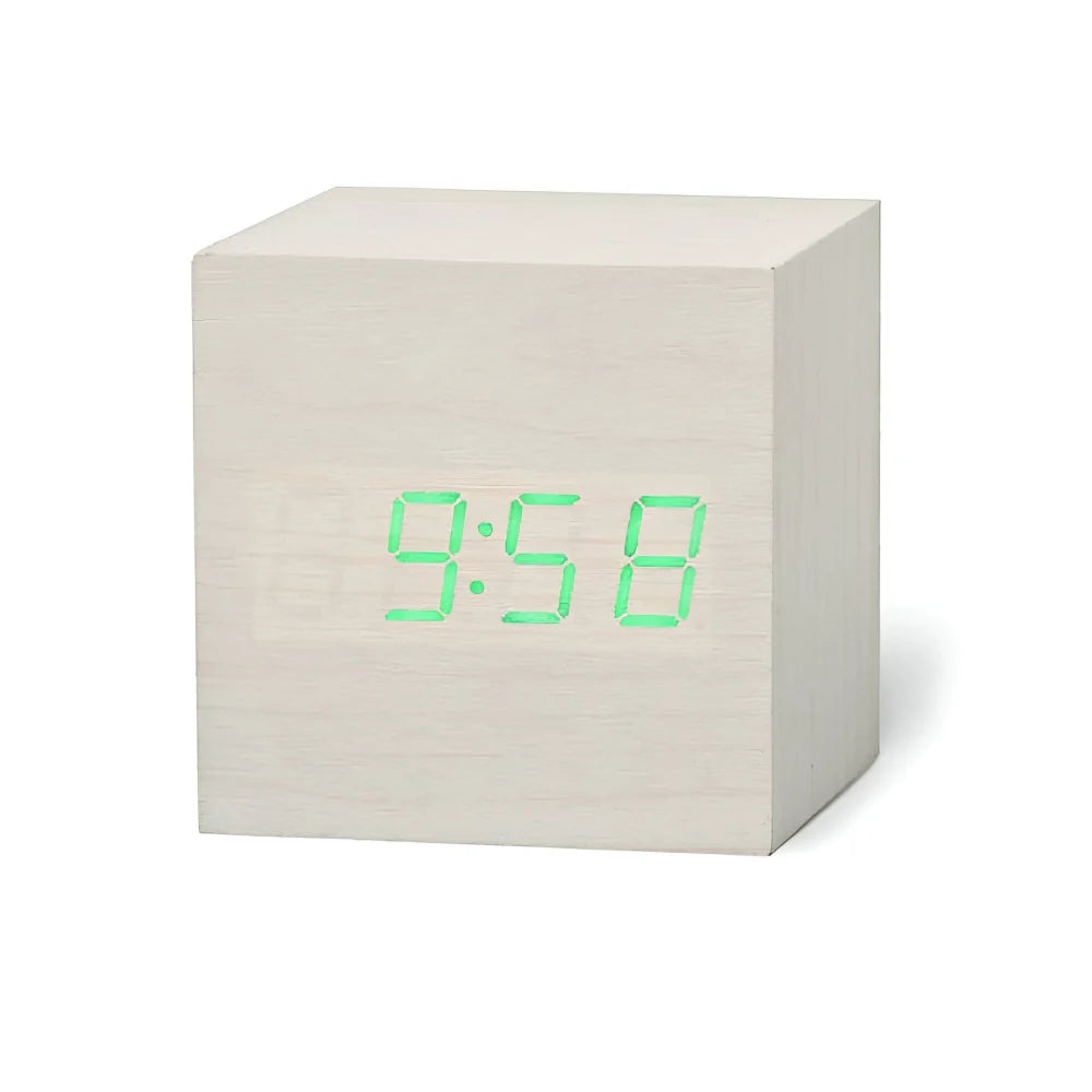 LED Digital Cube Alarm Clock