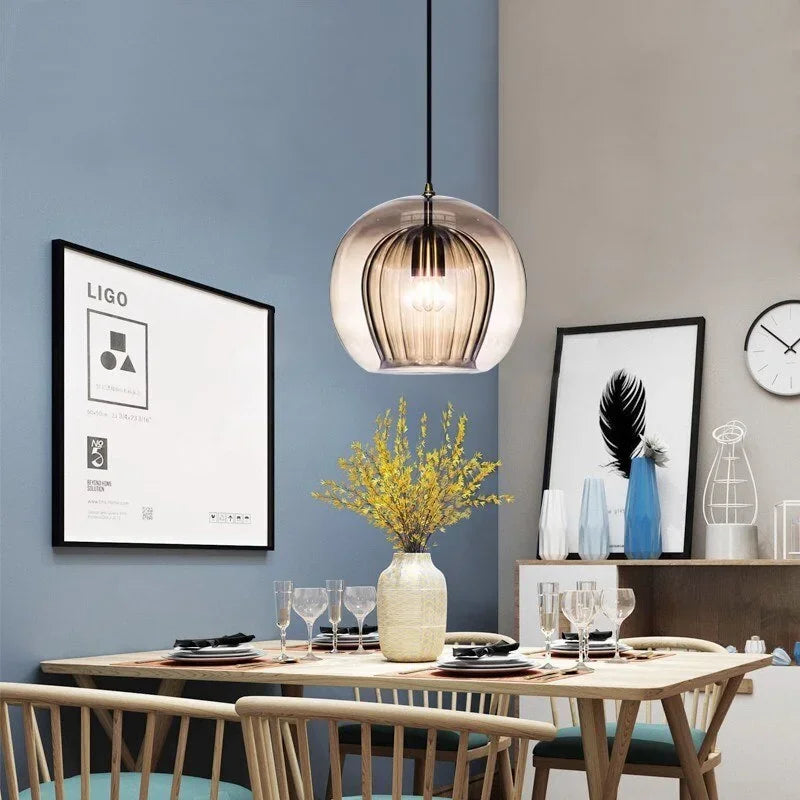 Elegant Glass Ambient Pendant