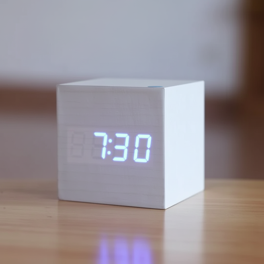 Wooden LED Digital Alarm Clock