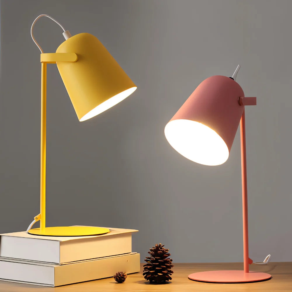 Rotating Metal Adjustable Table Lamp